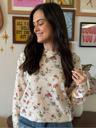 Meadow Blossom Knit Pullover