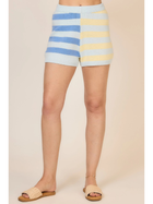Harbor Stripe Knit Shorts