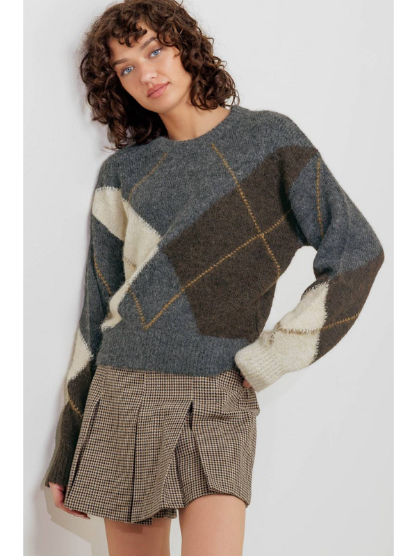 Pullover sweater knit top