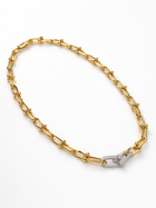 Luxe Link Pavé Clasp Necklace