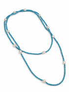 Laguna Pearl & Turquoise Strand Necklace
