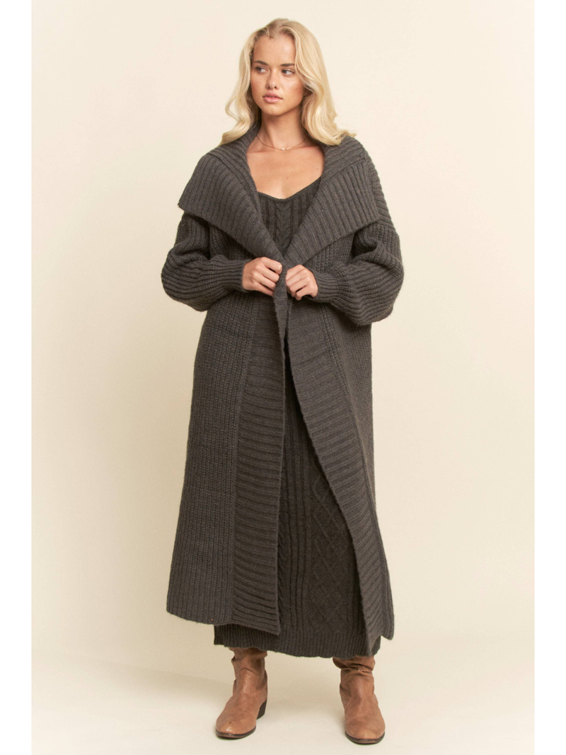 Hearthside Grey Cable Knit Set – Grace & Joy Clothing Co.