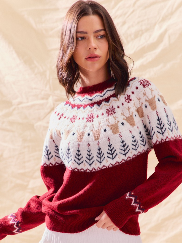 Nordic Rudolph Noel Sweater