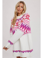 Snowflake Kiss Sweater Dress