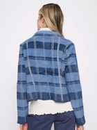 Blue Haven Fuzzy Plaid Jacket