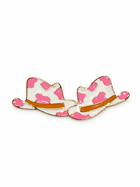 Cowgirl Hat Stud Earrings