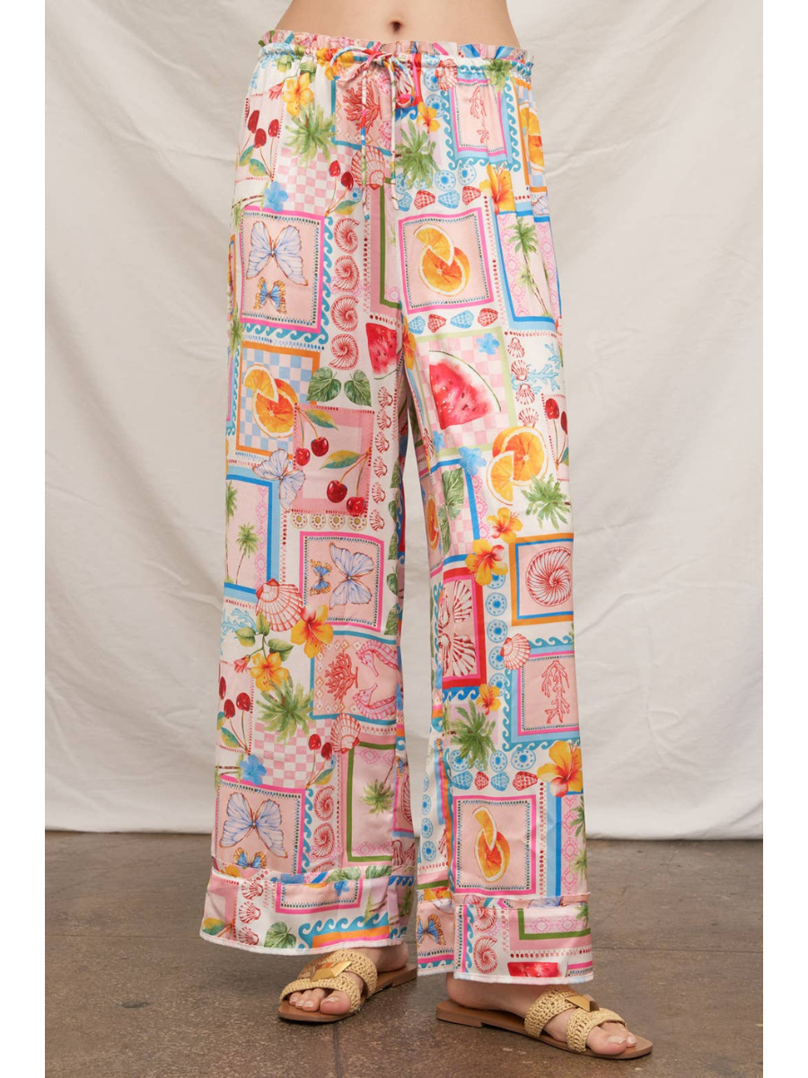 Tropical Amalfi Drawstring Pajama Pants – Grace & Joy Clothing Co.