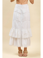 Charlotte Lace Trim Maxi Skirt