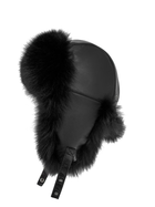 Trooper Hat Lined with Fur