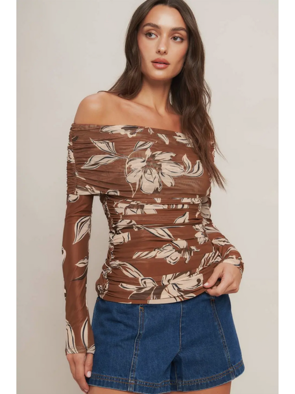 Havana Nights Off-Shoulder Top