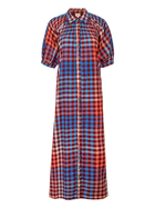 Cabernet Gingham Oasis Dress