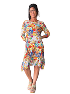 Sicilian Summer Crinkle Dress