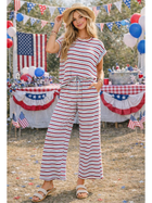 Americana Striped Lounge Set