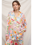 Tropical Amalfi Pajama Shirt