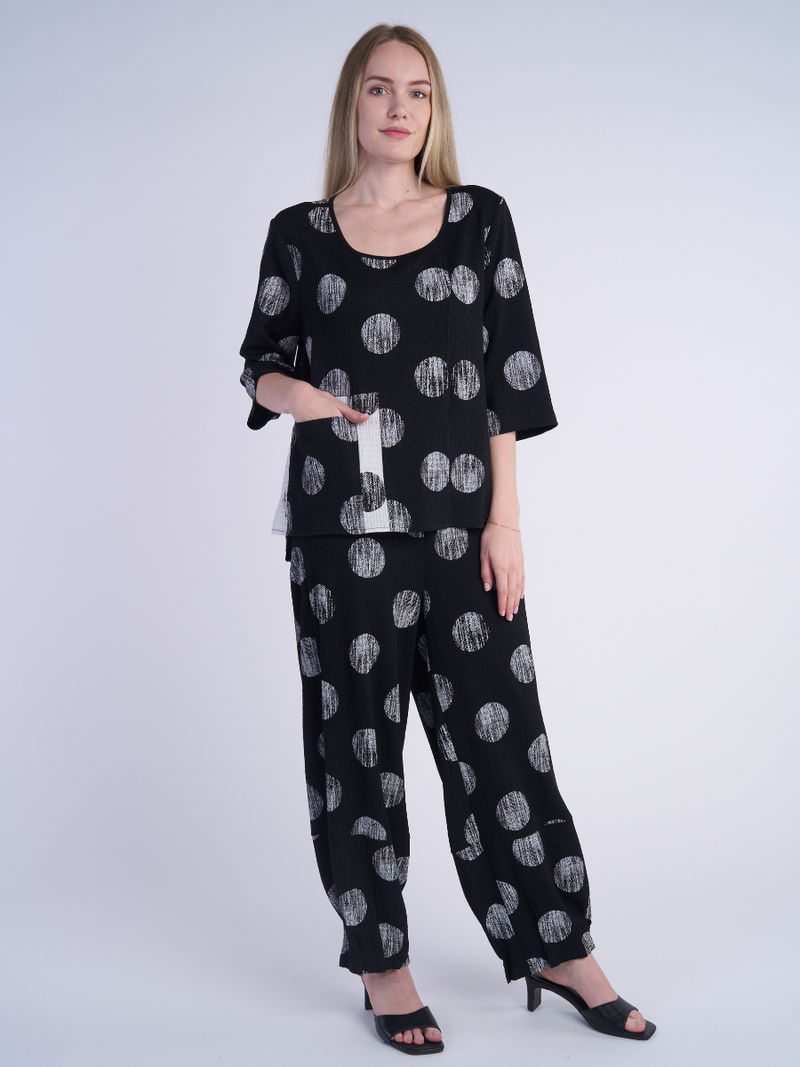 Crinkle Puffer Moon Tunic