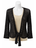 Popcorn Knit Short Shrug