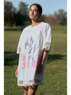 Angel Terry Mesh Layer Dress