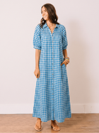 Blue Bay Gingham Oasis Dress