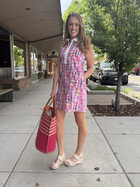 Picnic Madras Patchwork Dress