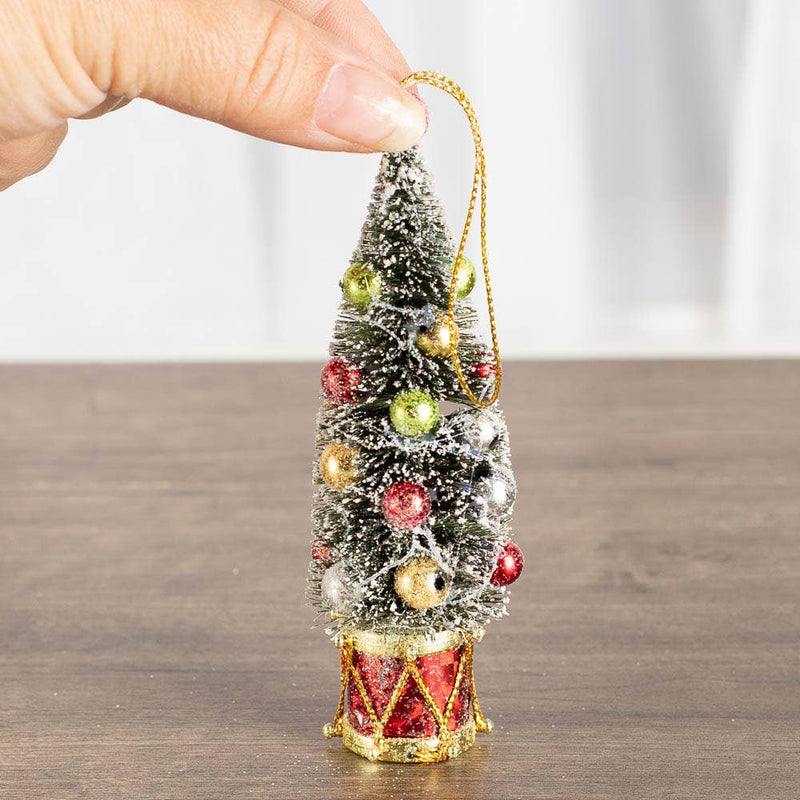 4-1/2" Red Tree Christmas Ornament