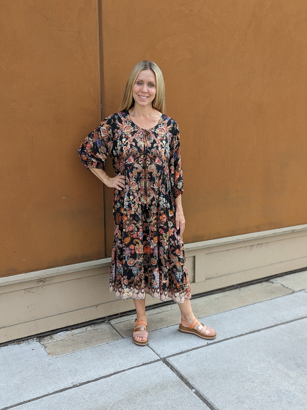 Cadiz Floral Maxi Dress
