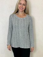 Cable Stitch Knit Seam Front Top