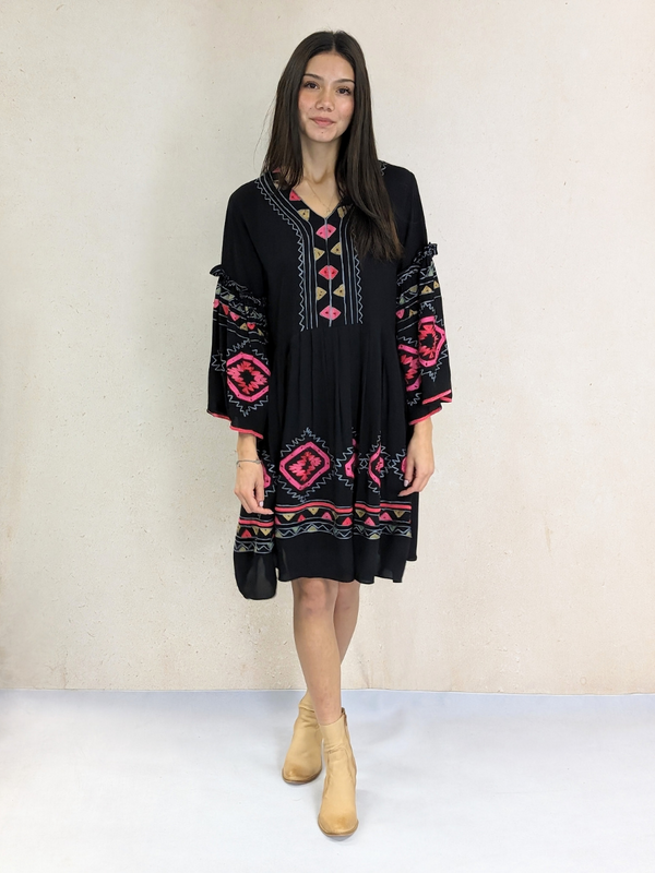 Lucia Embroidered Dress