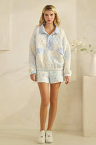 Bluebell Quilted Pullover