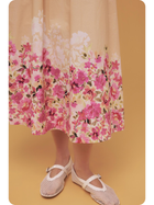 Golden Garden Floral Skirt Set