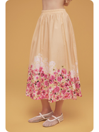 Golden Garden Floral Skirt Set