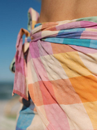 Rainbow Plaid Vienna Sarong