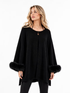 Aspen Detachable Fox Fur Wool Wrap