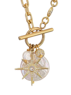 Fresh Water Pearl Star Gold Necklace
