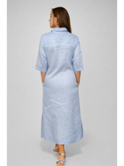 Lilith Button Up Linen Dress