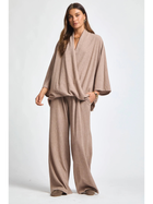 PLUS SIZE Drape Matching Set