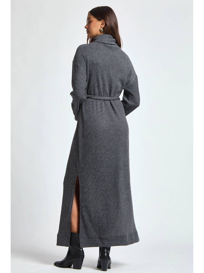 Ember Knit Travel Cowl Neck Maxi Mocha / L Ember Knit Travel Cowl Neck Maxi Mocha / L