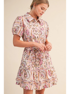 Blush Garden Shirt Dress
