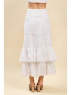 Charlotte Lace Trim Maxi Skirt