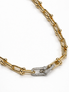 Luxe Link Pavé Clasp Necklace