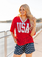 All-Star Lace USA Top