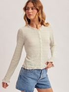 Sage Lace Button Cardigan
