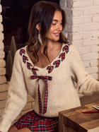 Holiday Christmas Plaid Sweater