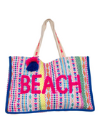 Beach Tasseled Oversized Women's Tote Bag