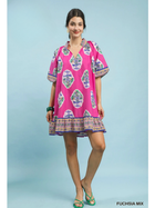 Fuchsia Garden Party Dress