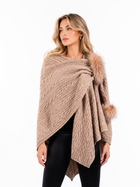 Alpine Luxe Wool & Fox Fur Wrap