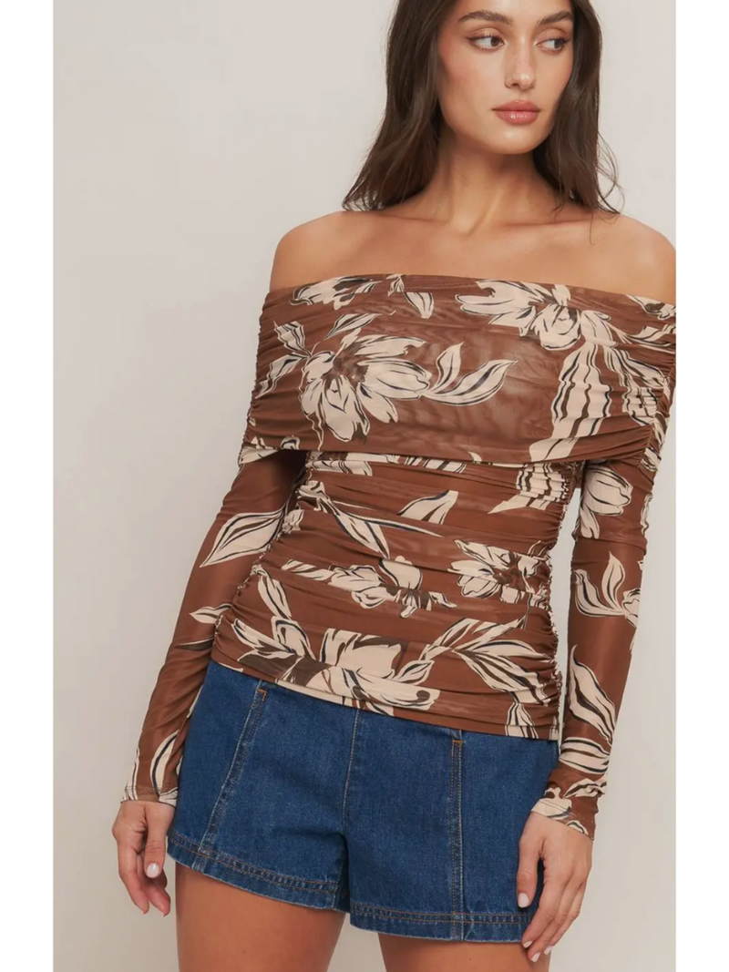 Havana Nights Off-Shoulder Top