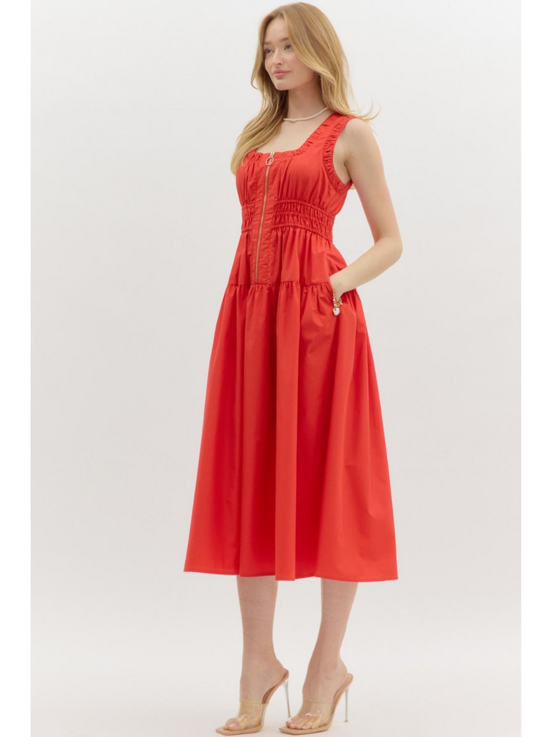 Sundress with Zipper Front