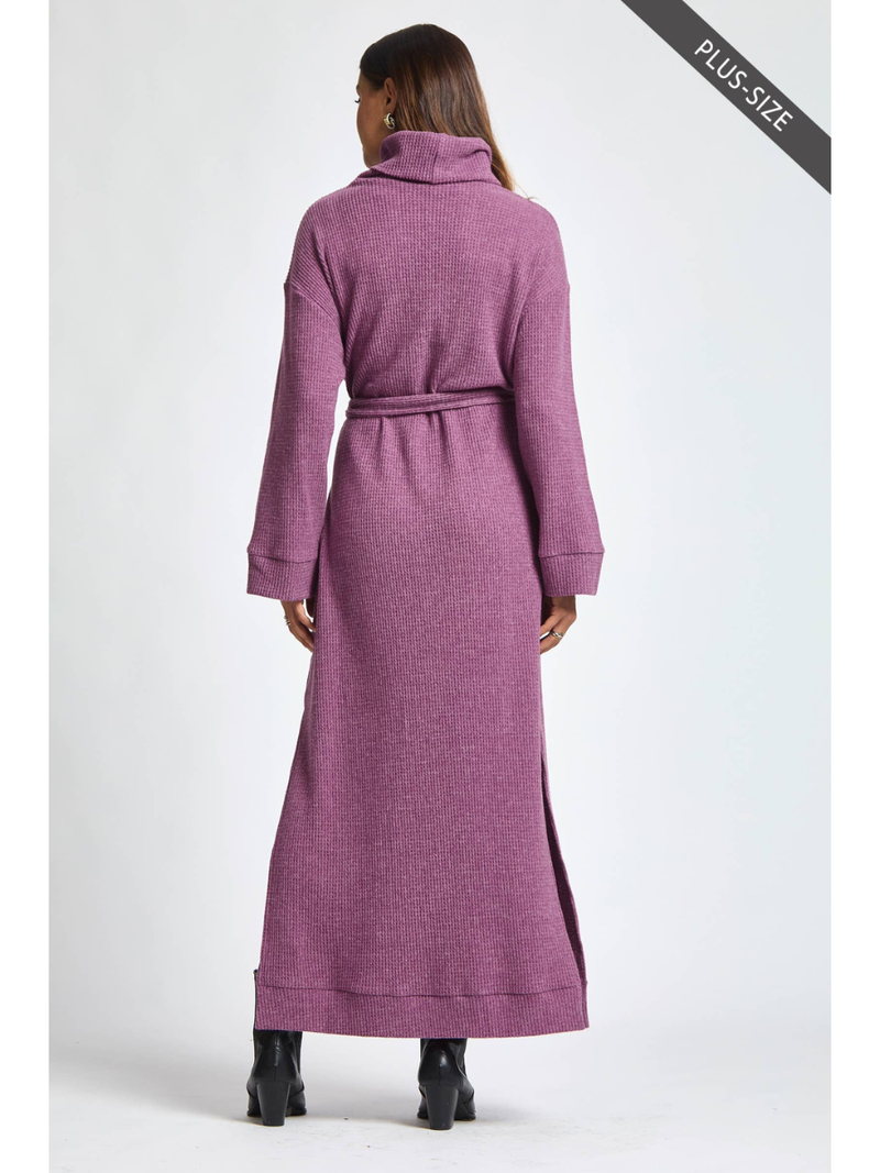PLUS SIZE Ember Knit Travel Dress AUTUMN BERRY / 2X PLUS SIZE Ember Knit Travel Dress AUTUMN BERRY / 2X