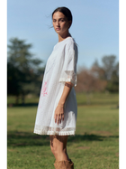Angel Terry Mesh Layer Dress
