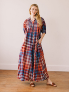 Cabernet Gingham Oasis Dress